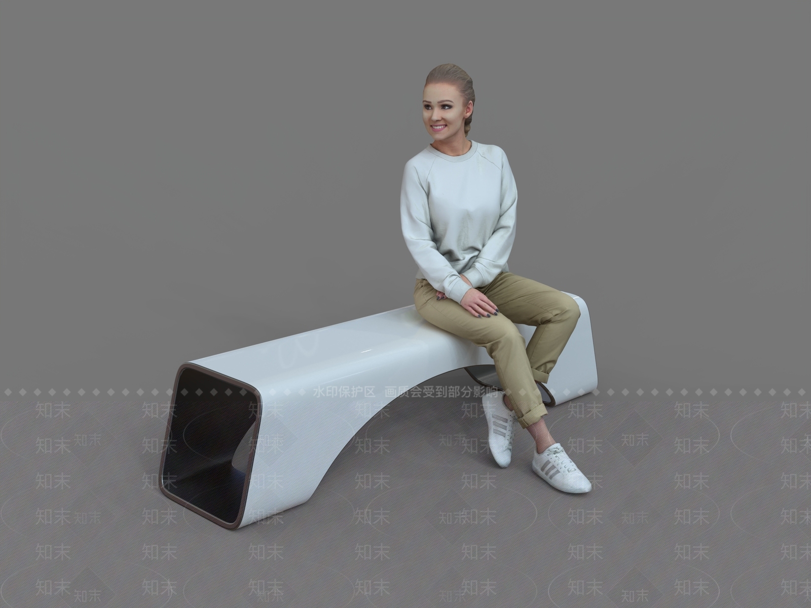 未来主义户外椅3D模型下载【ID:1229191082】