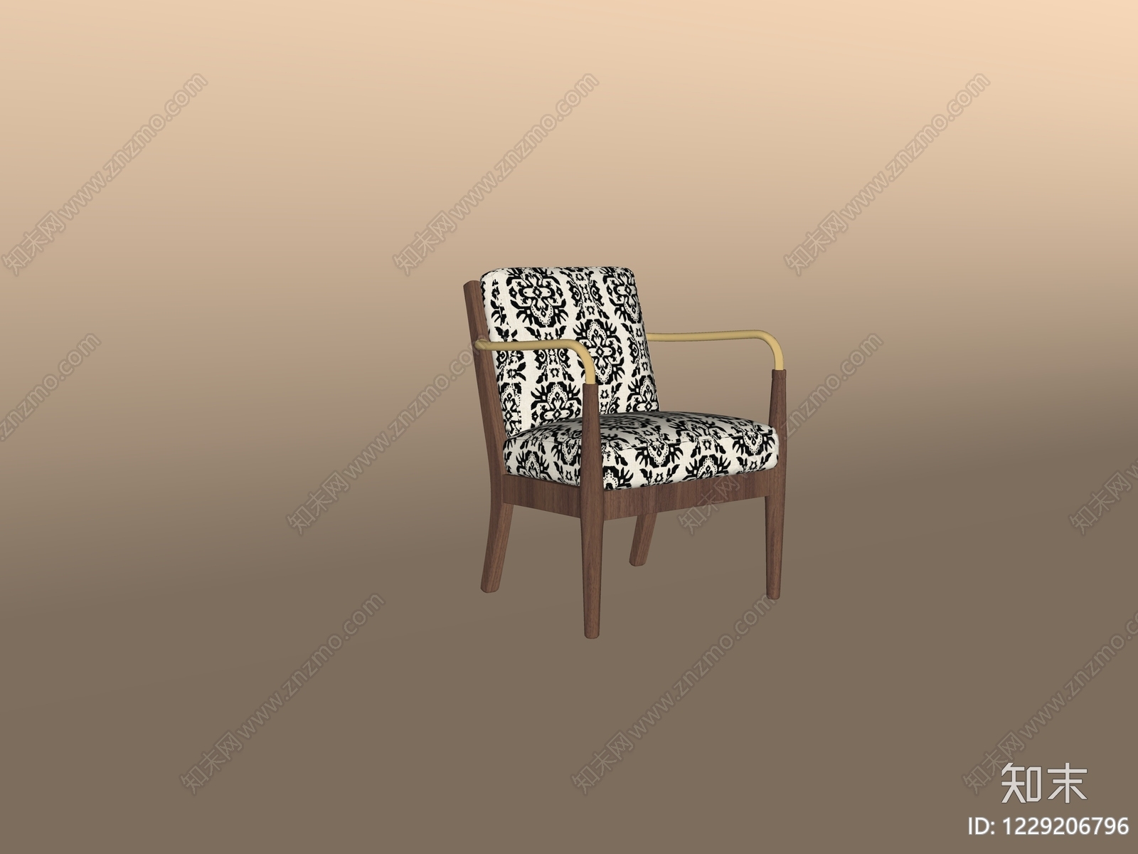 中古风休闲椅SU模型下载【ID:1229206796】