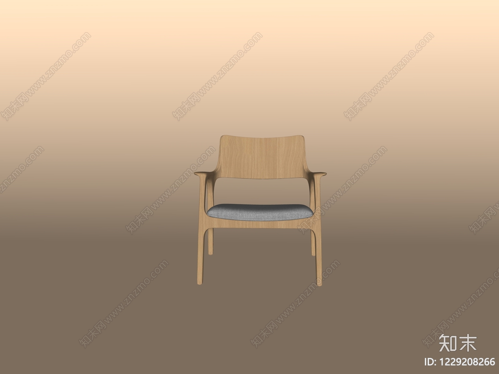 原木风休闲椅SU模型下载【ID:1229208266】