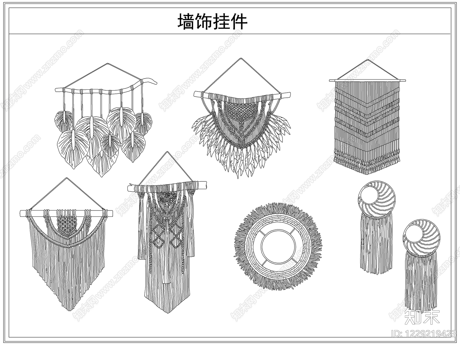 综合软装摆件图库cad施工图下载【ID:1229219423】