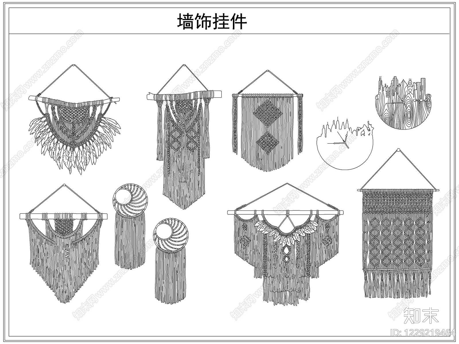 综合软装摆件图库cad施工图下载【ID:1229219464】