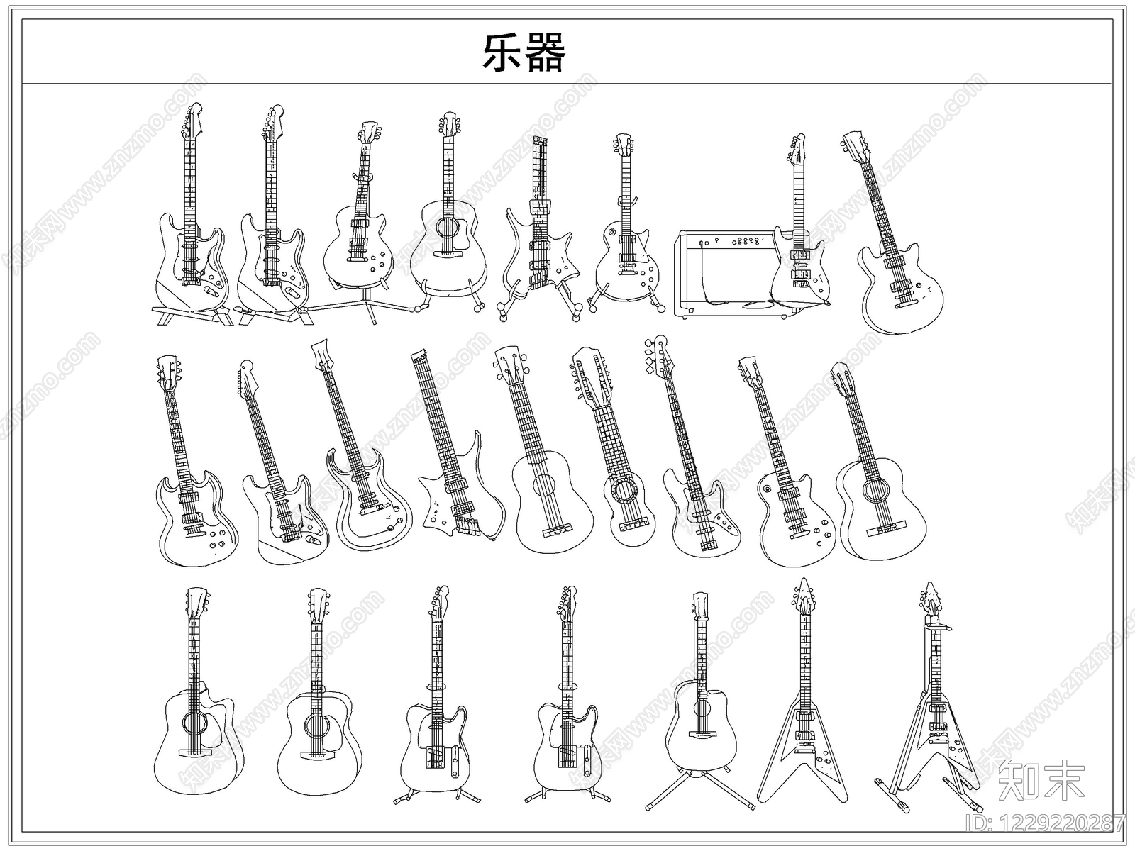 娱乐器材CAD图纸