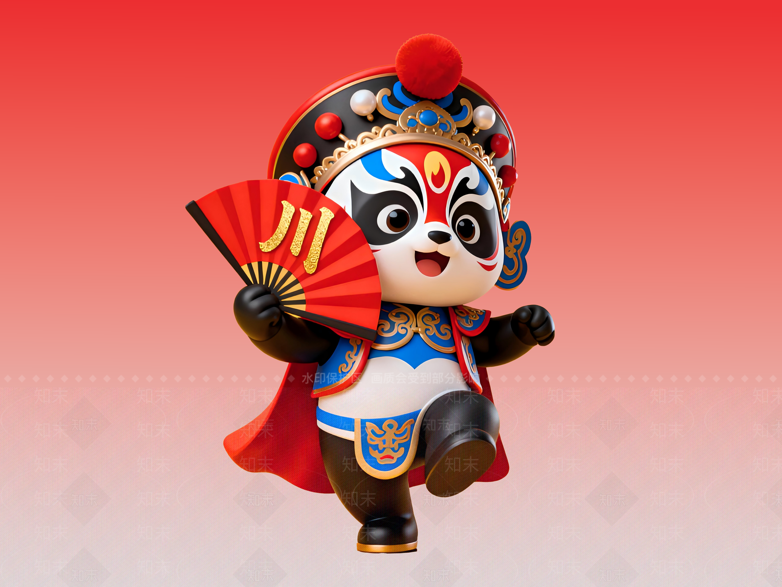 中式虚拟人物3D模型下载【ID:1229223471】