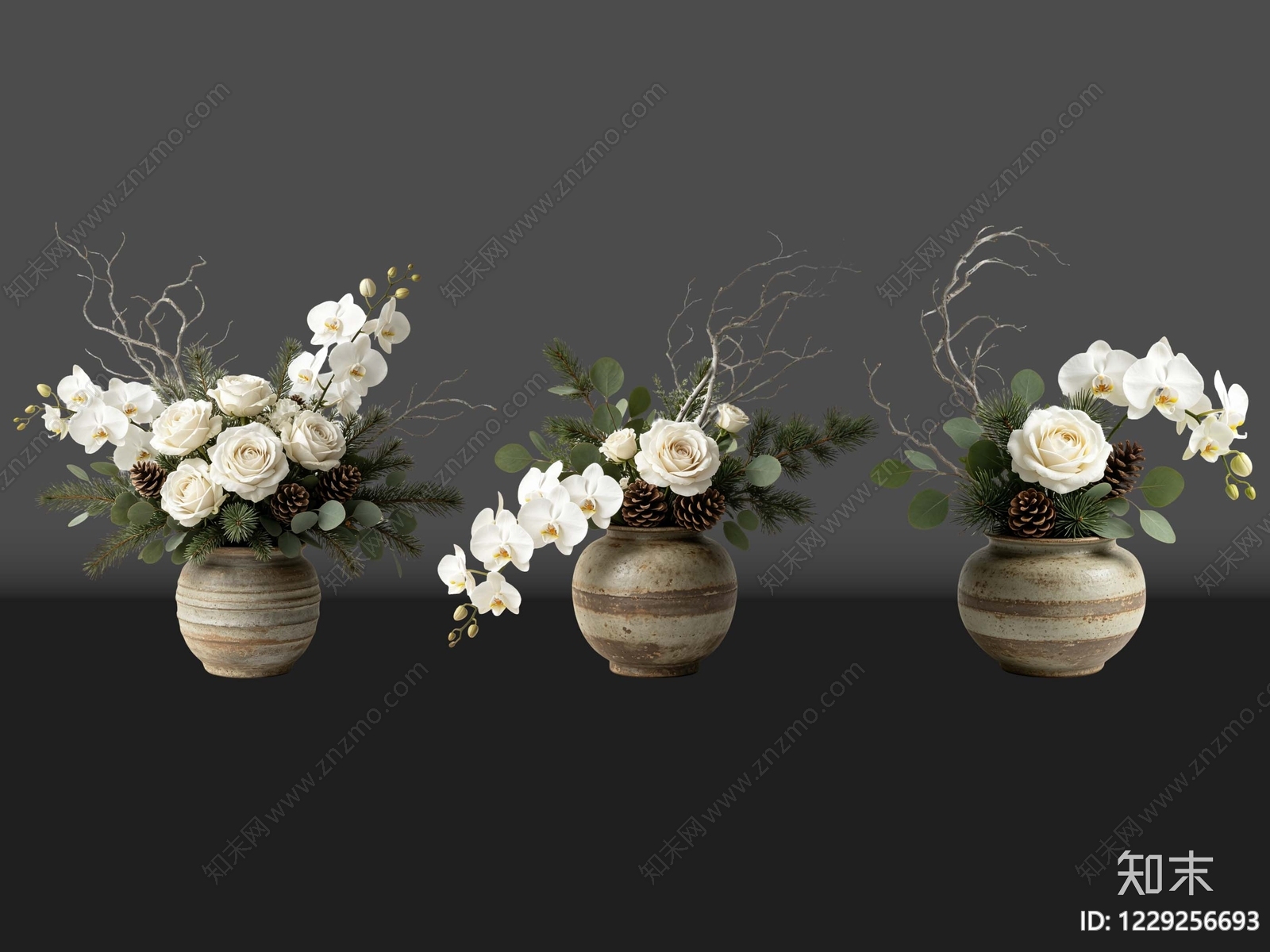 侘寂花瓶SU模型下载【ID:1229256693】