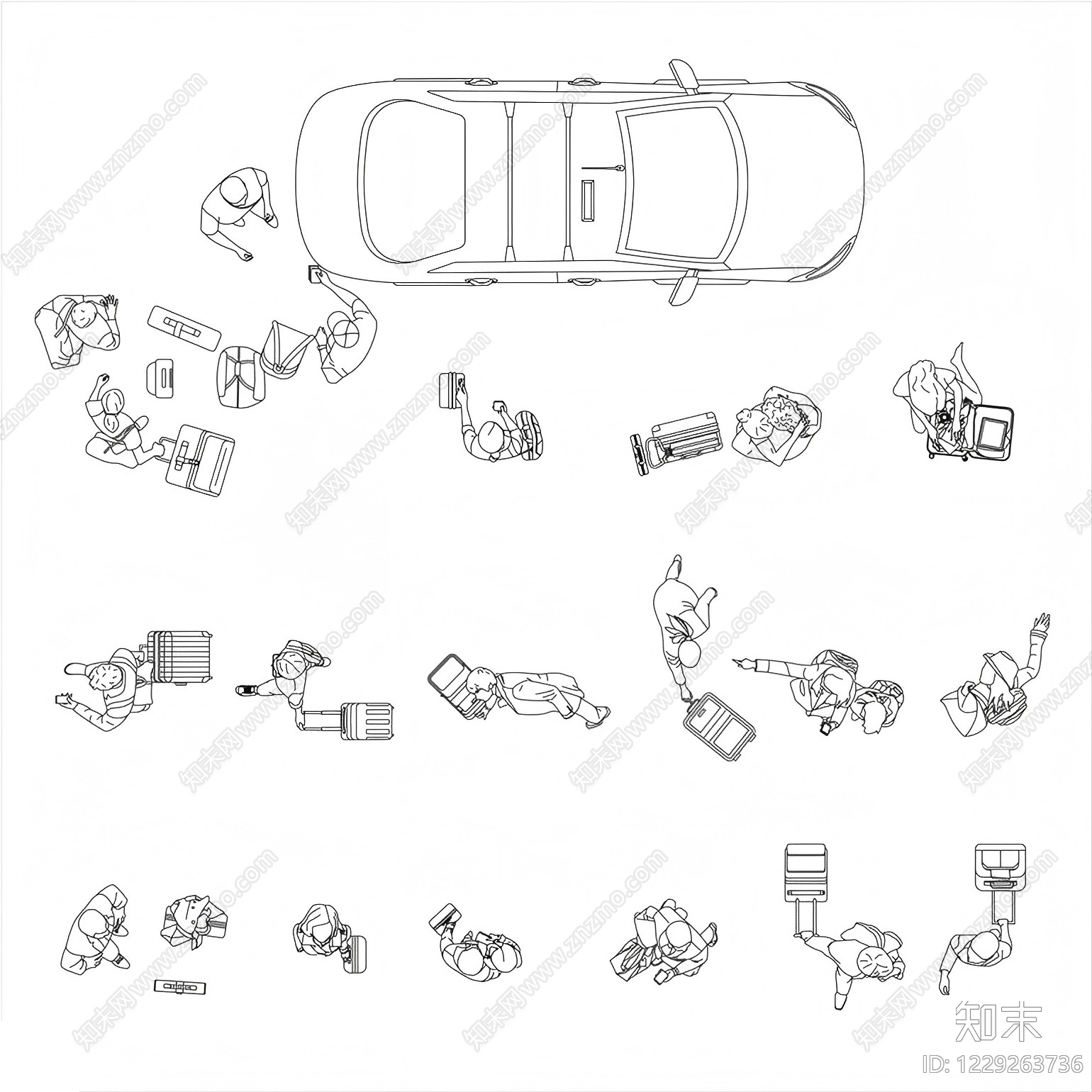 人物CAD图纸