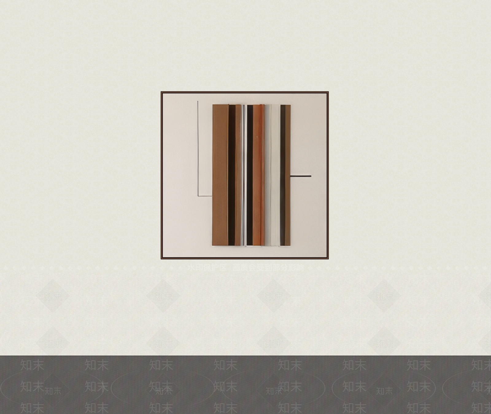 极简挂画SU模型下载【ID:1229267564】