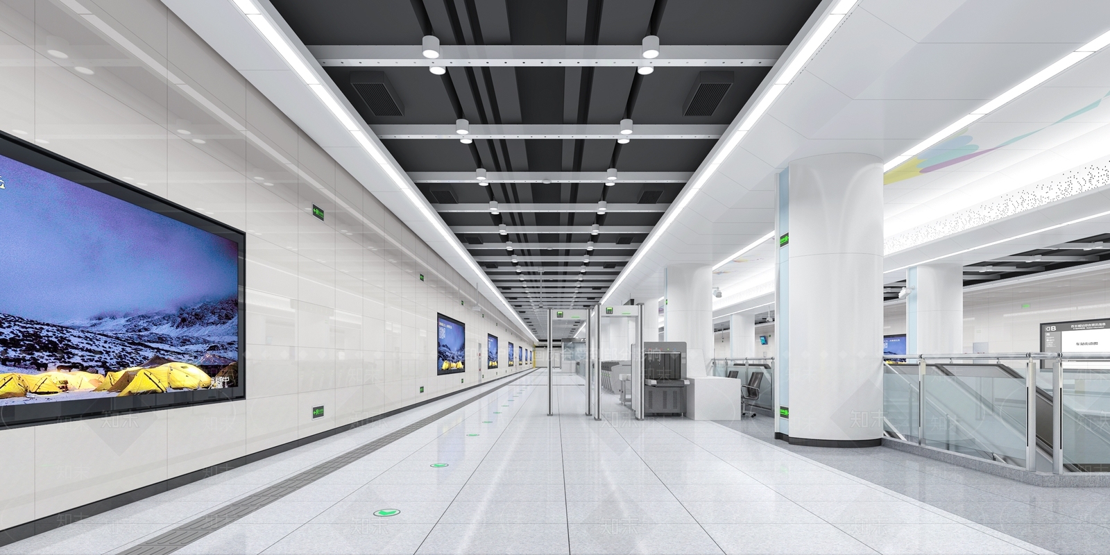 现代简约其他公共空间3D模型下载【ID:1229281424】
