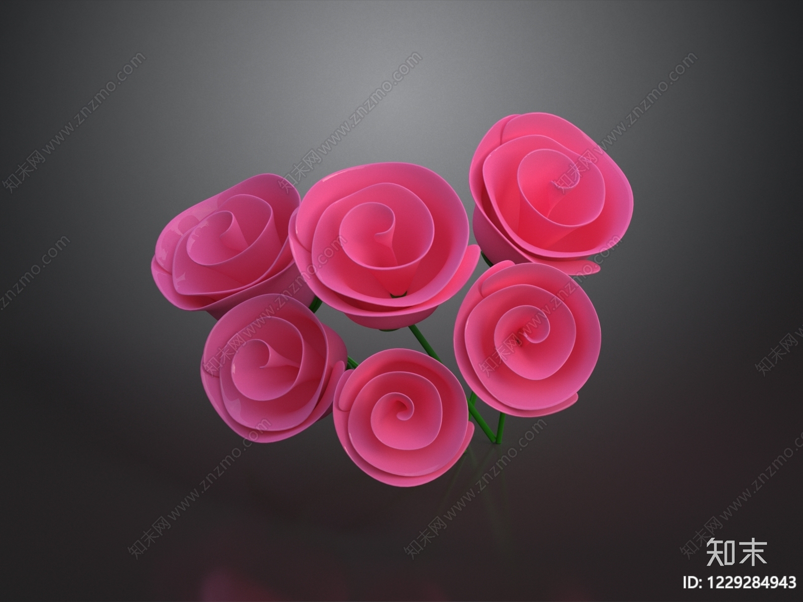 极简花境3D模型下载【ID:1229284943】