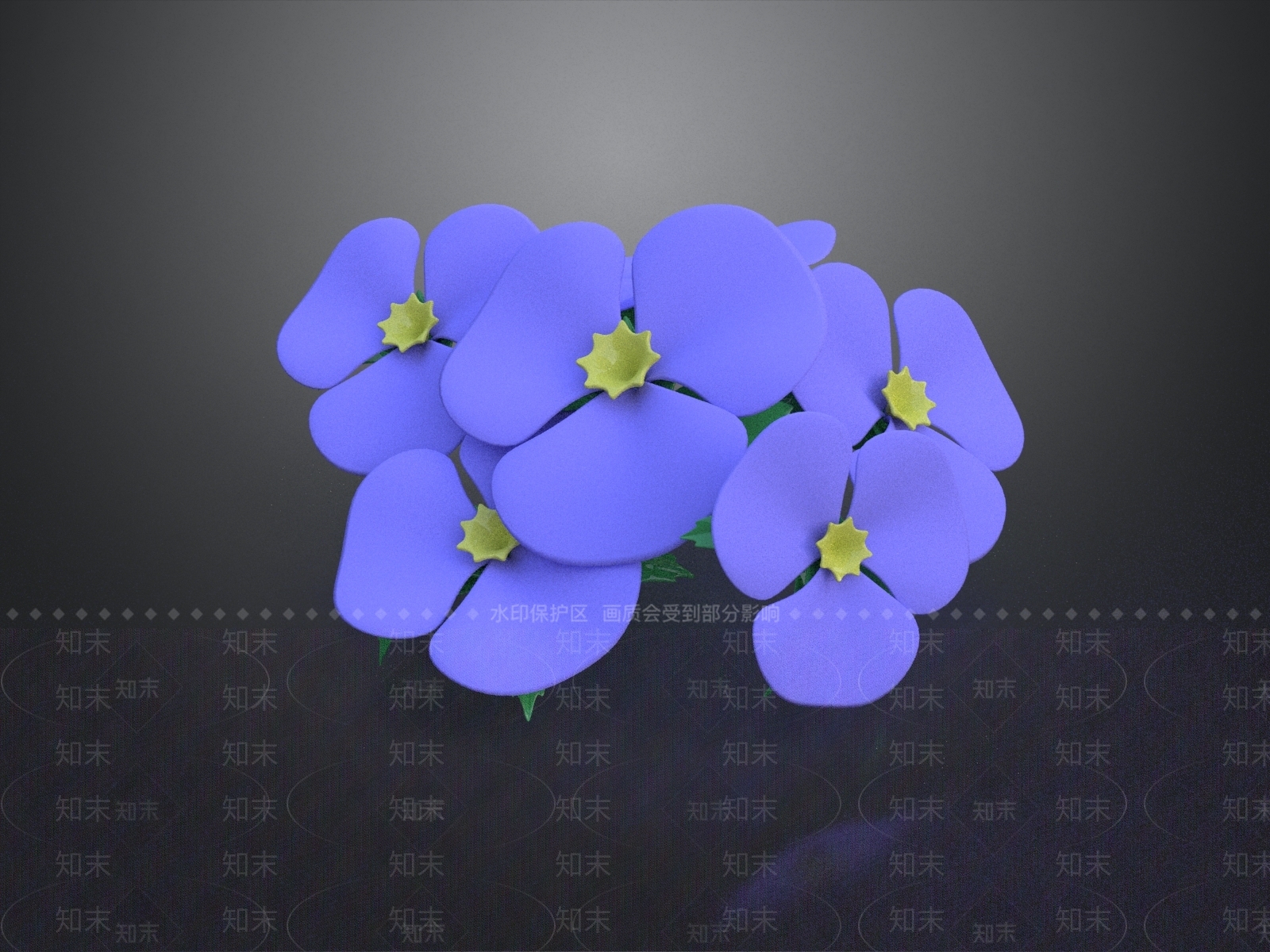极简休憩花园3D模型下载【ID:1229285631】
