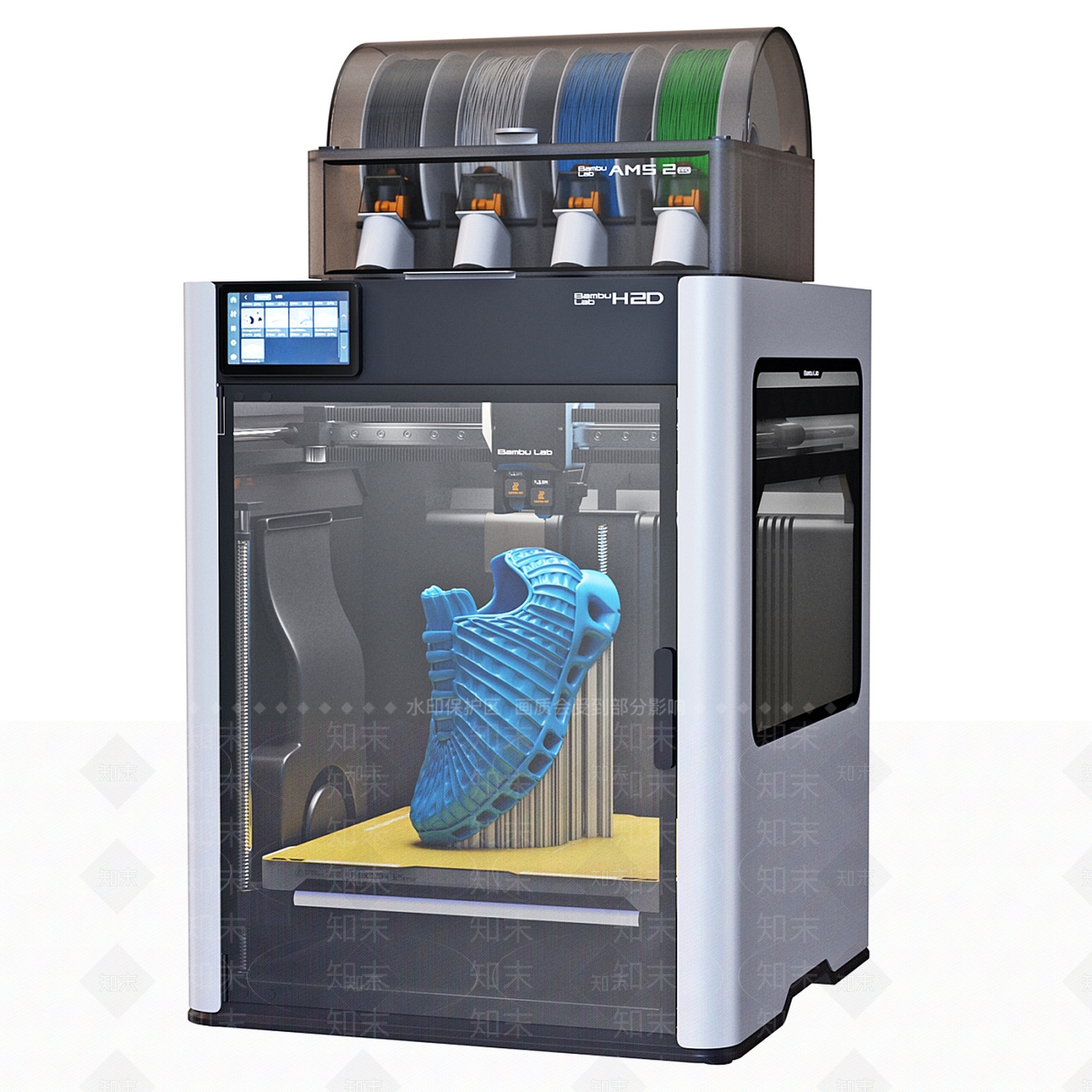 打印机3D模型渲染效果图