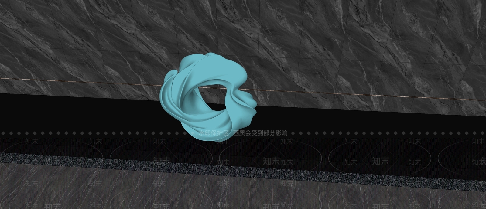 现代雕塑摆件SU模型下载【ID:1229295604】