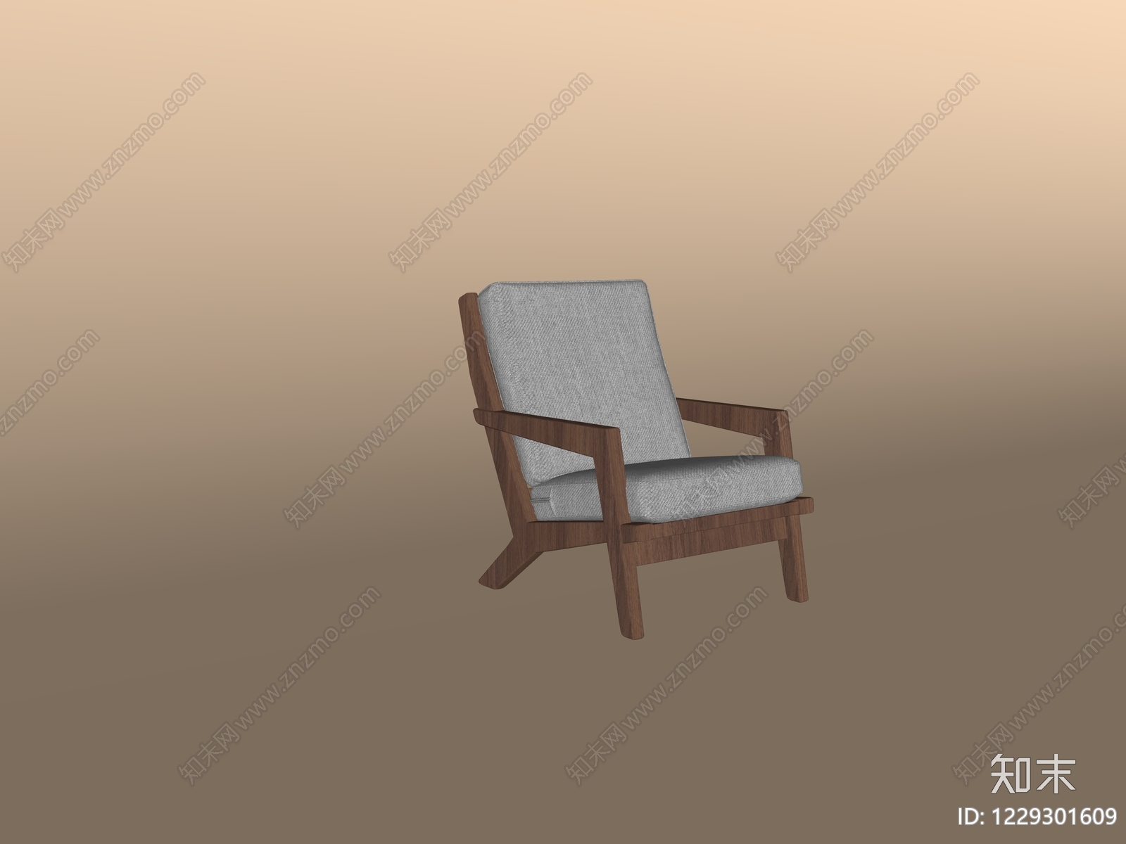 中古风休闲椅SU模型下载【ID:1229301609】