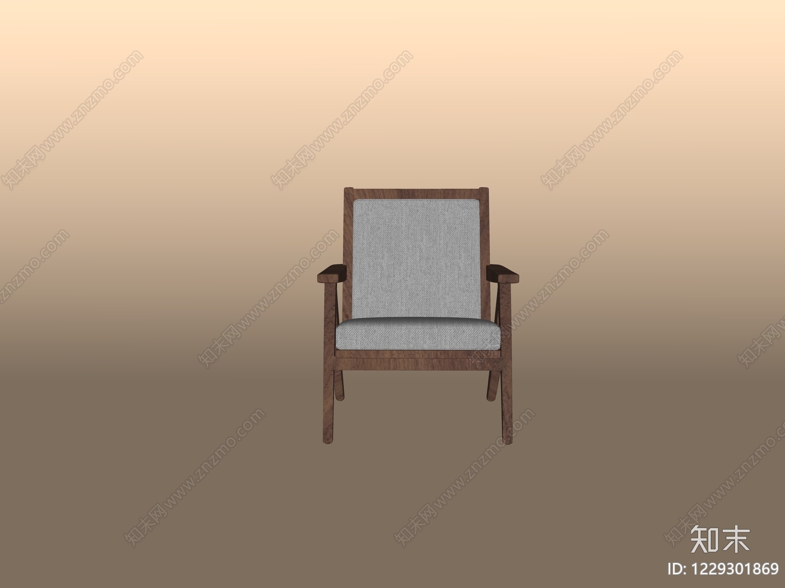 中古风休闲椅SU模型下载【ID:1229301869】