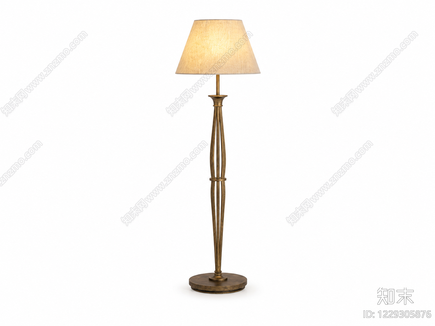 中古风落地灯3D模型下载【ID:1229305876】