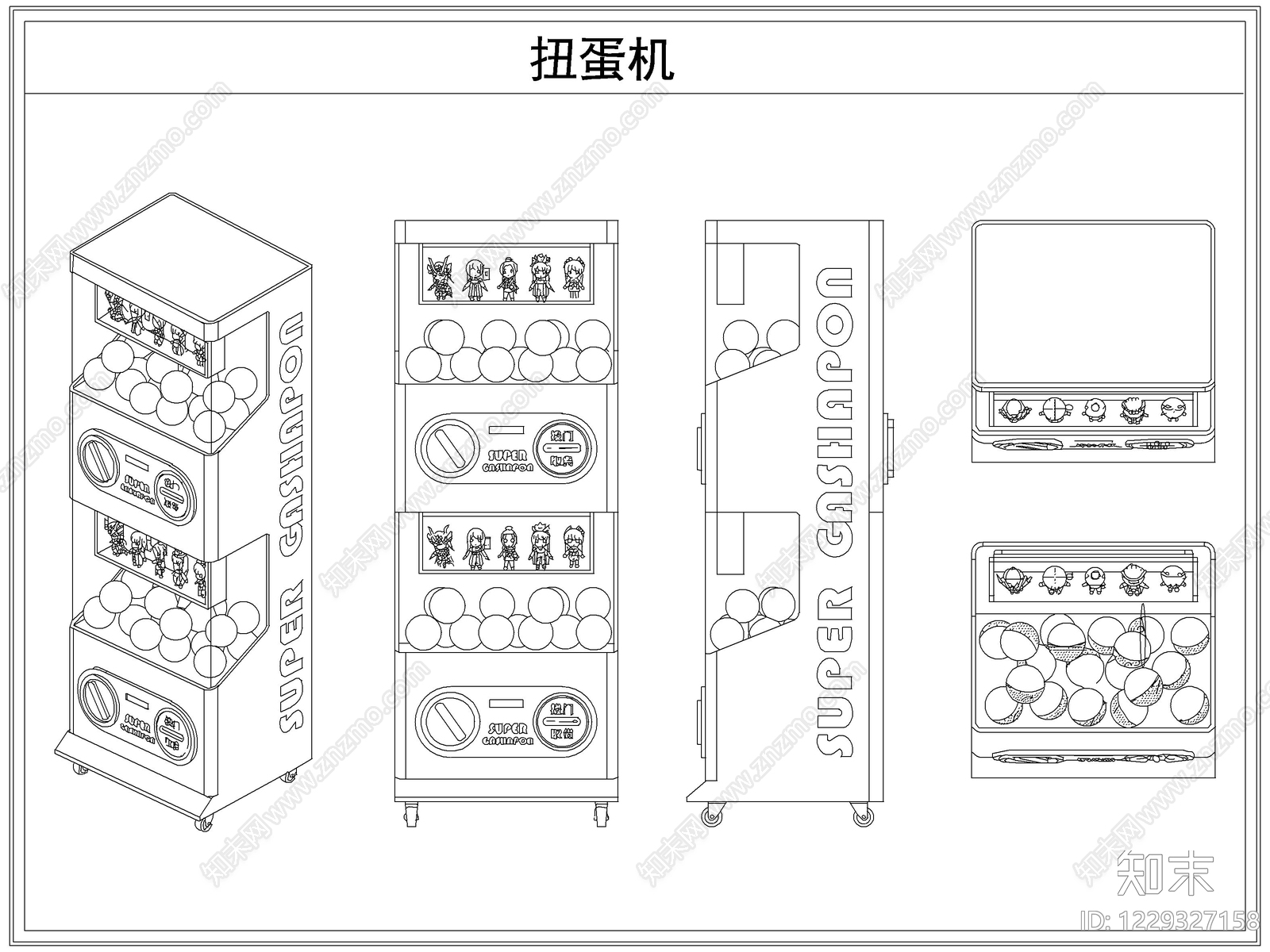 娱乐器材CAD图纸