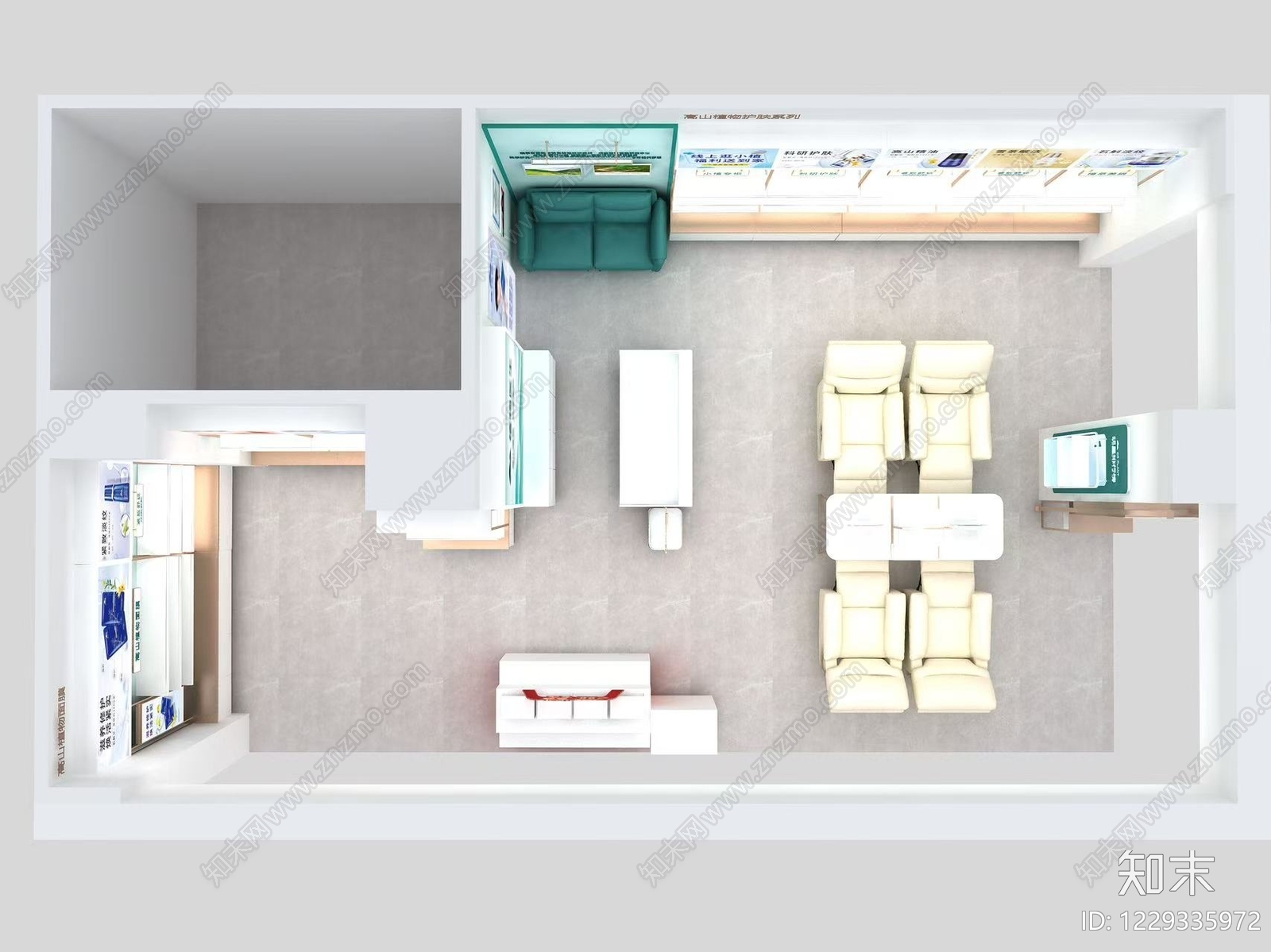 其他商业空间cad施工图下载【ID:1229335972】