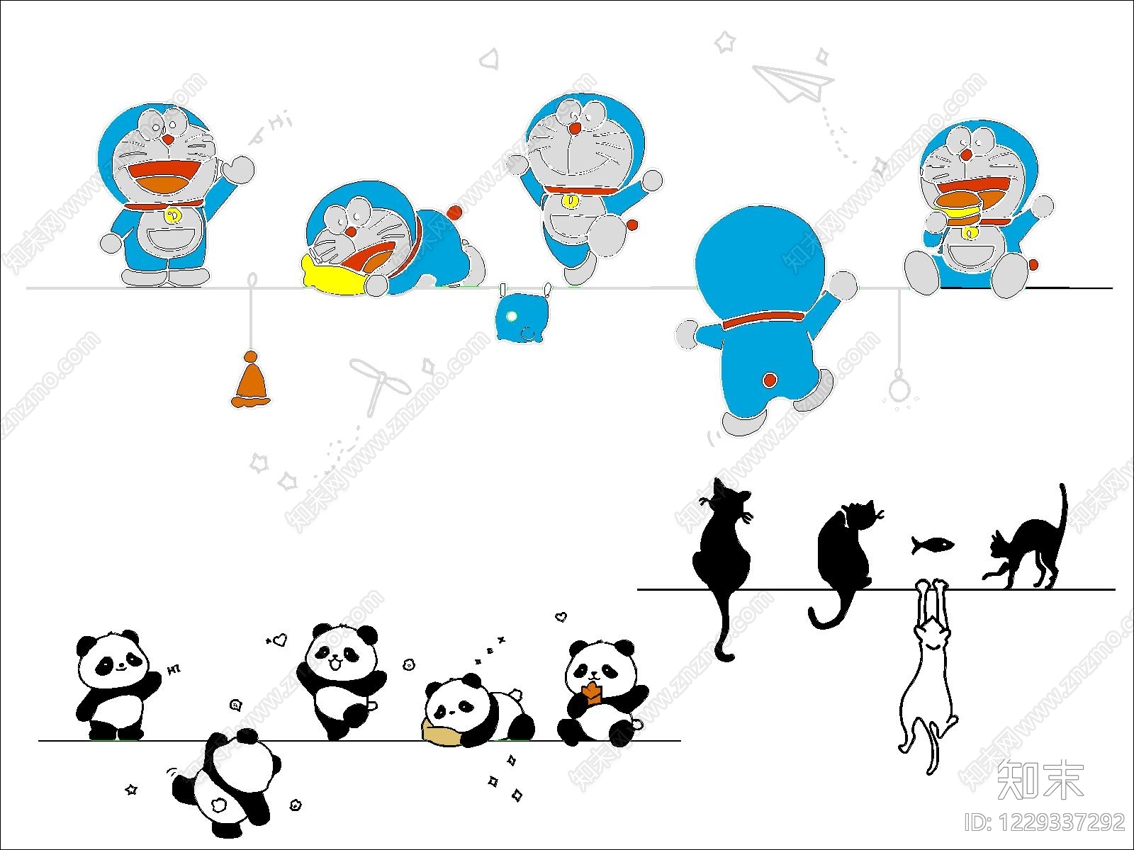 综合人物动物图库CAD图纸