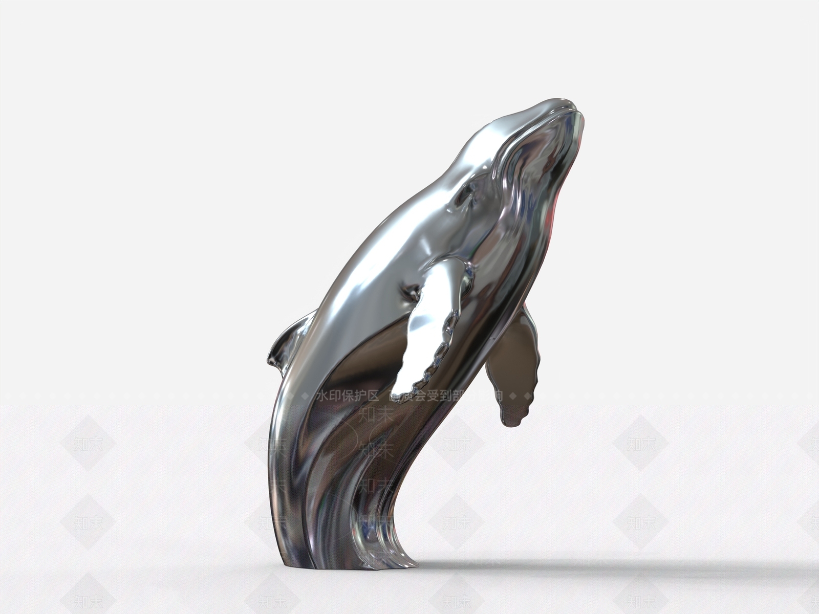 极简雕塑摆件3D模型下载【ID:1229337988】