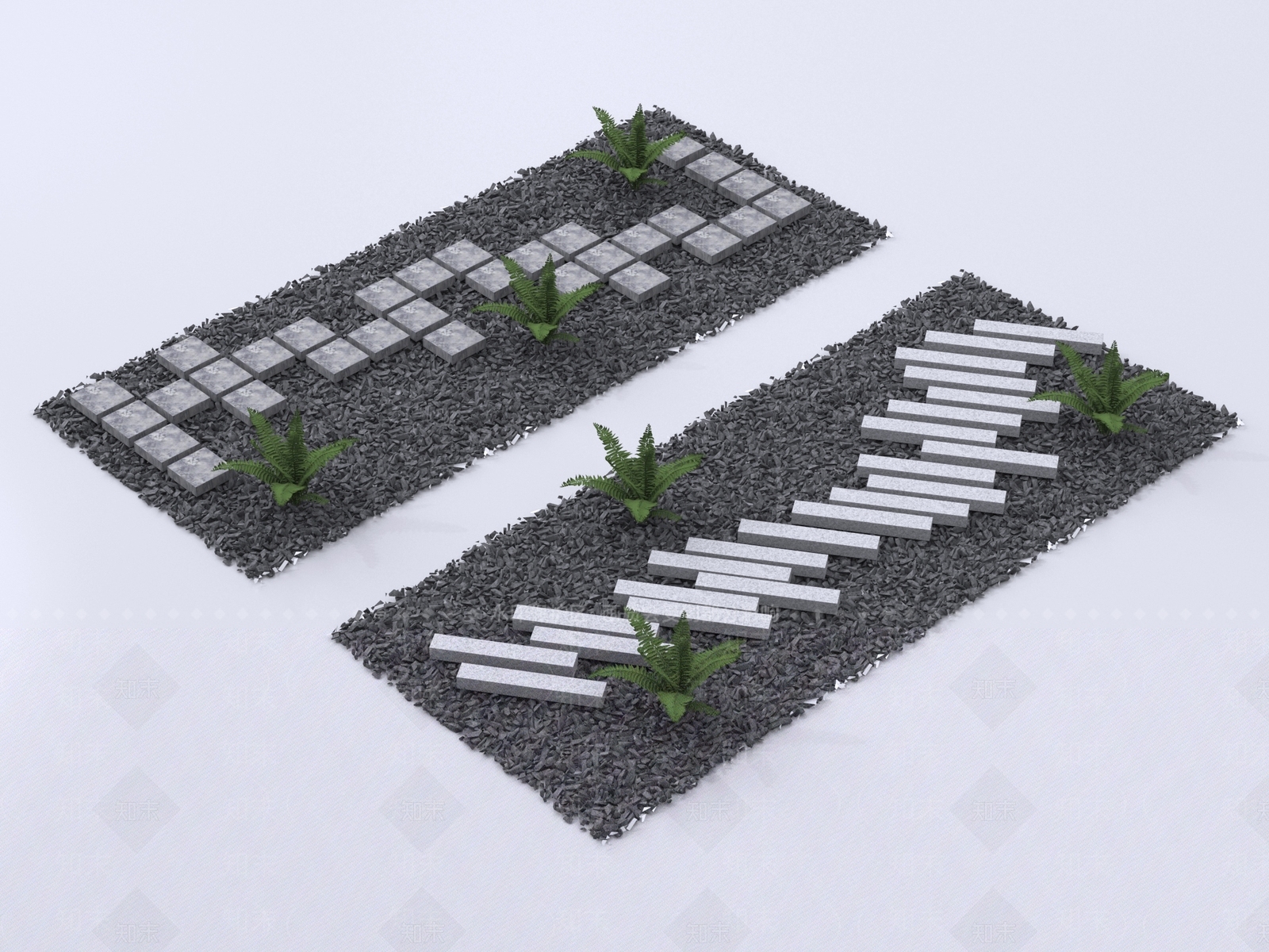 极简其他铺装3D模型下载【ID:1229340261】