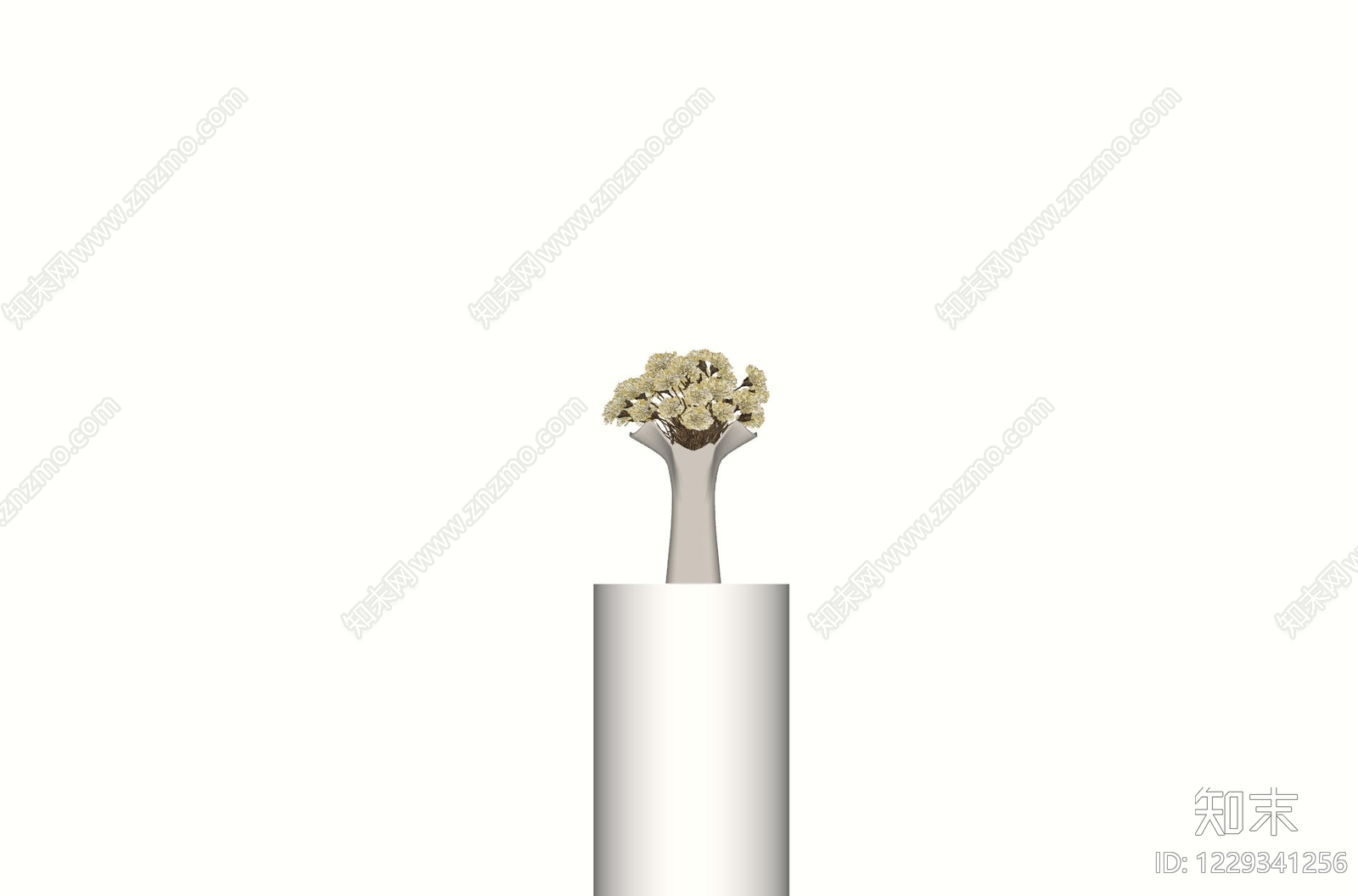 极简花艺SU模型下载【ID:1229341256】