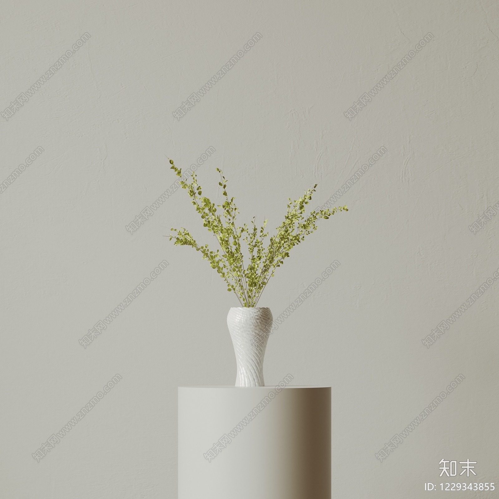 极简花艺SU模型下载【ID:1229343855】