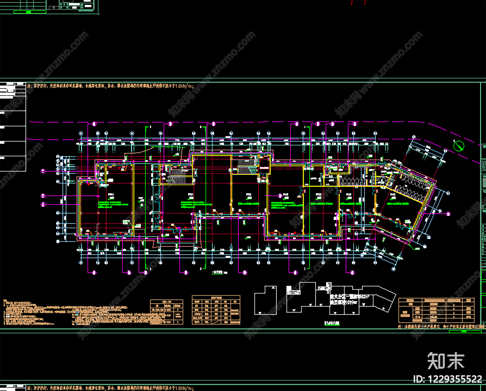 仿古建筑cad施工图下载【ID:1229355522】