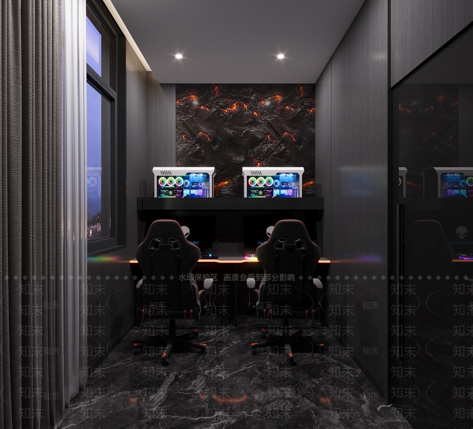 现代网吧网咖3D模型下载【ID:1229376595】