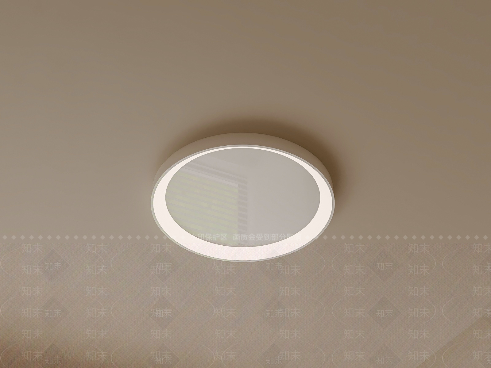 现代简约吸顶灯SU模型下载【ID:1229392372】