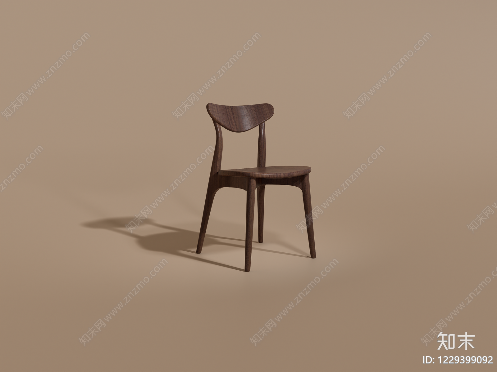 北欧餐椅SU模型下载【ID:1229399092】