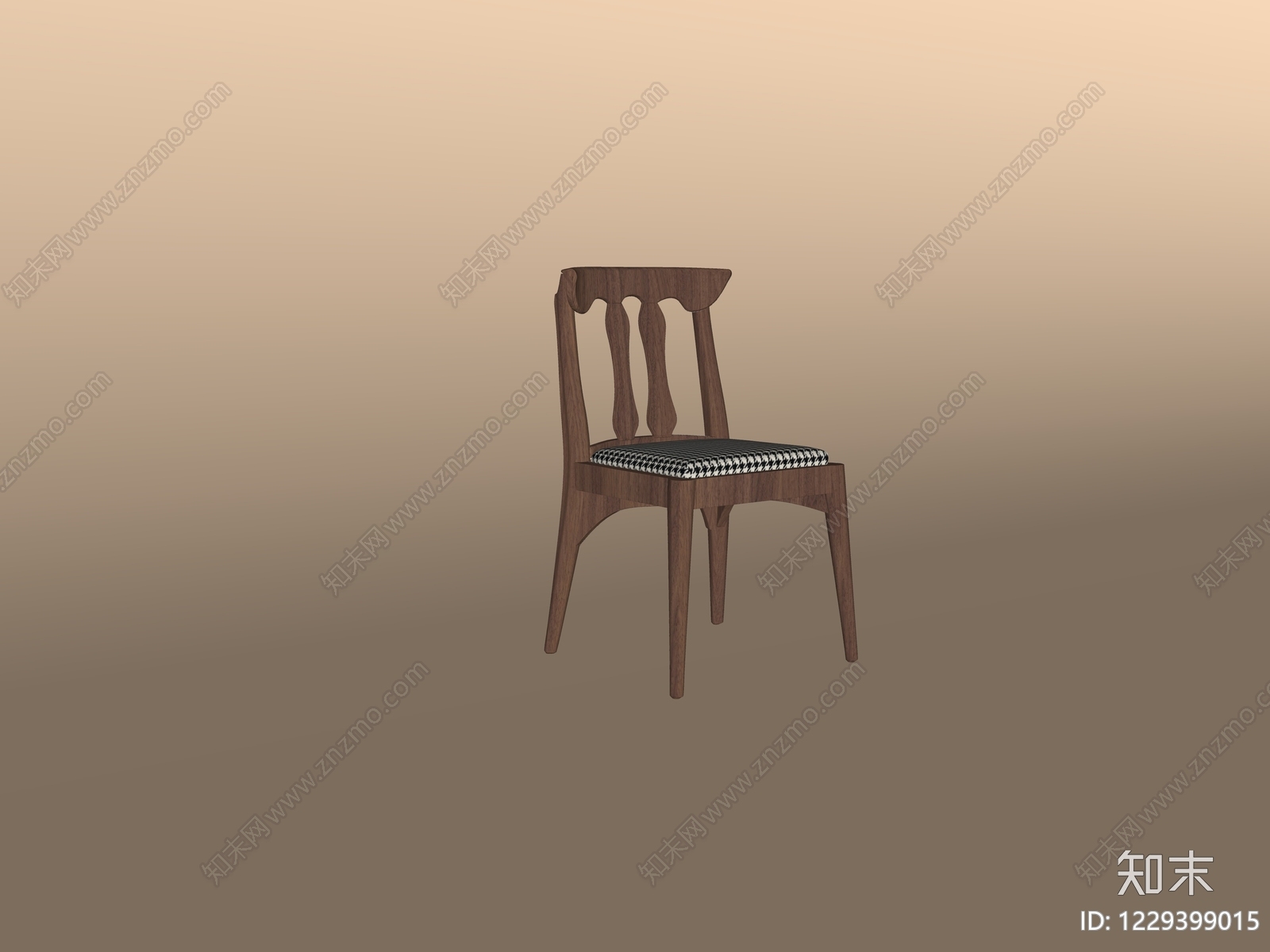 中古风餐椅SU模型下载【ID:1229399015】