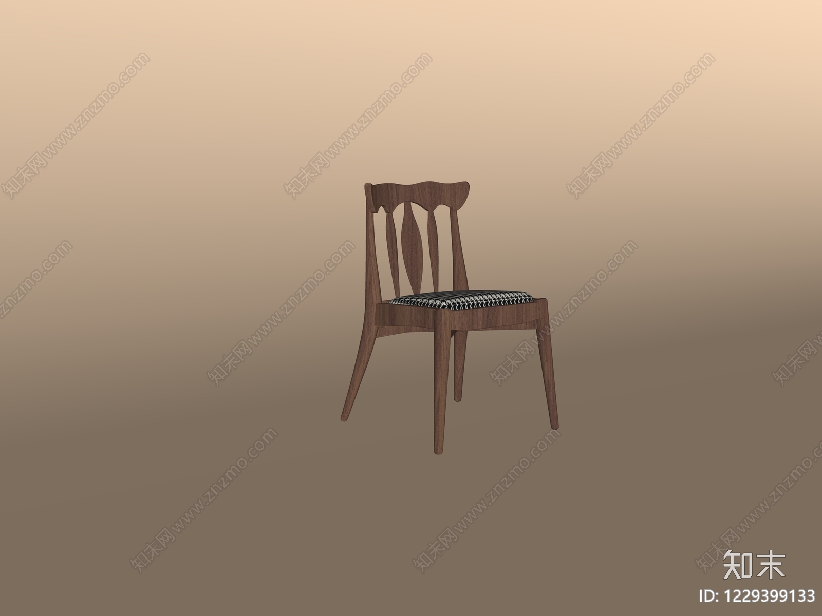 中古风餐椅SU模型下载【ID:1229399133】