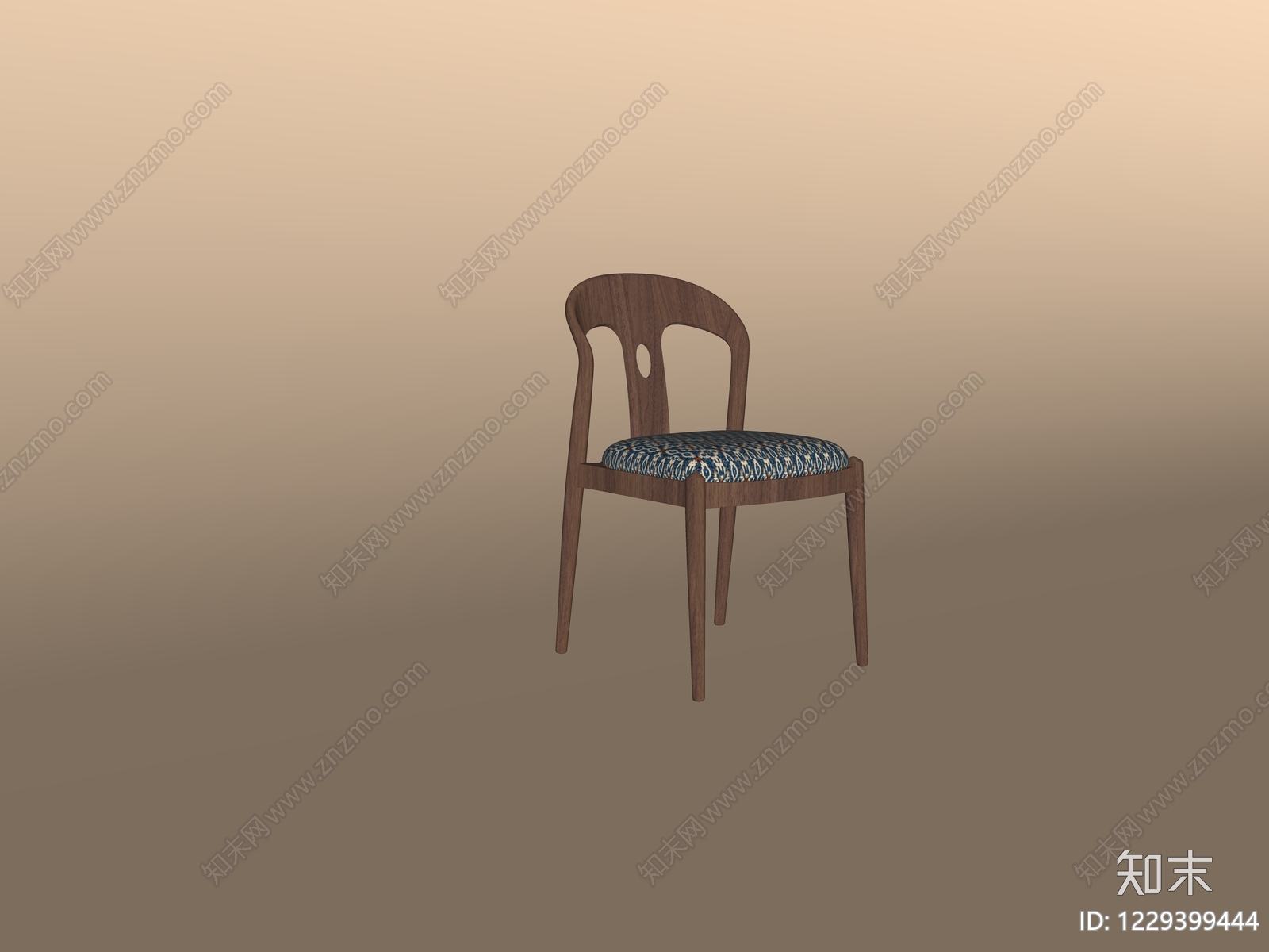 中古风餐椅SU模型下载【ID:1229399444】