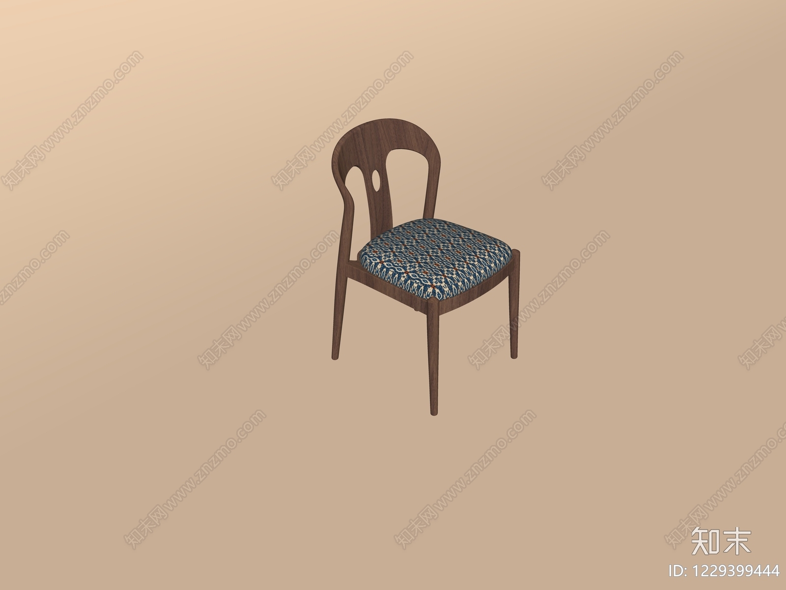 中古风餐椅SU模型下载【ID:1229399444】