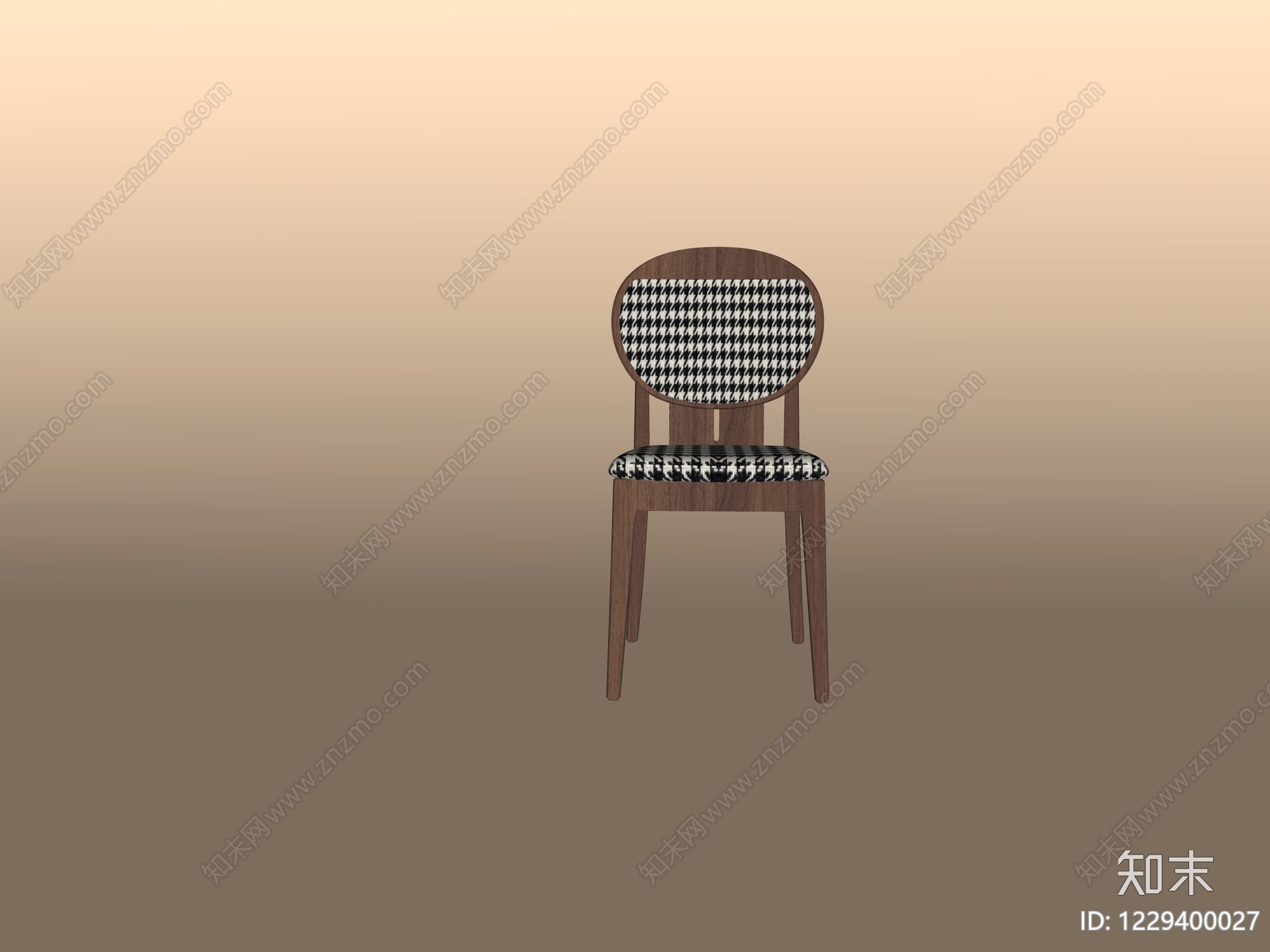 中古风餐椅SU模型下载【ID:1229400027】