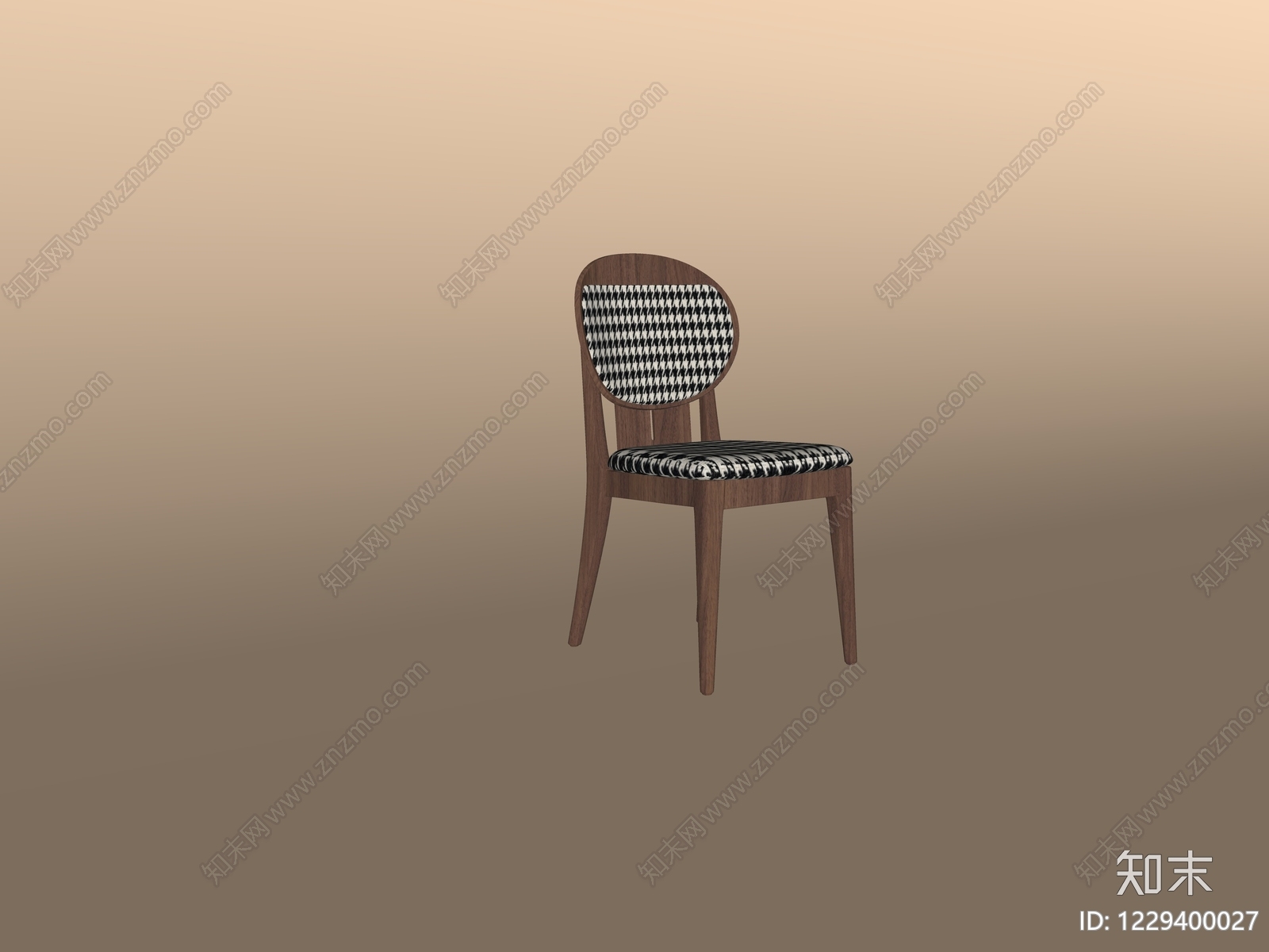中古风餐椅SU模型下载【ID:1229400027】