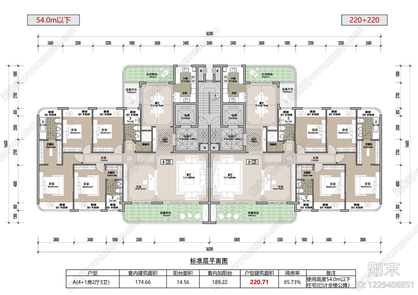 五居及以上CAD图纸