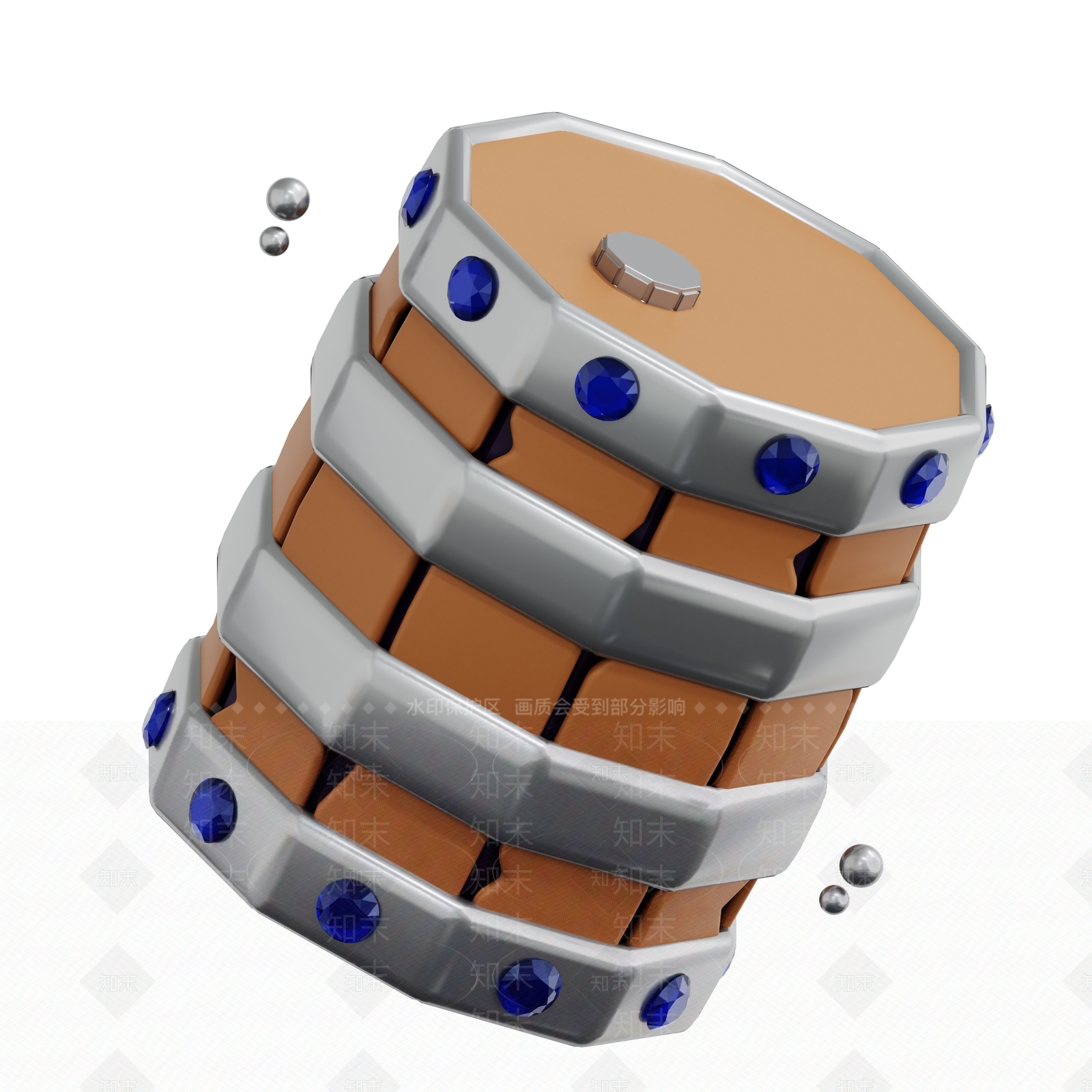轻奢摆件组合3D模型下载【ID:1229431609】
