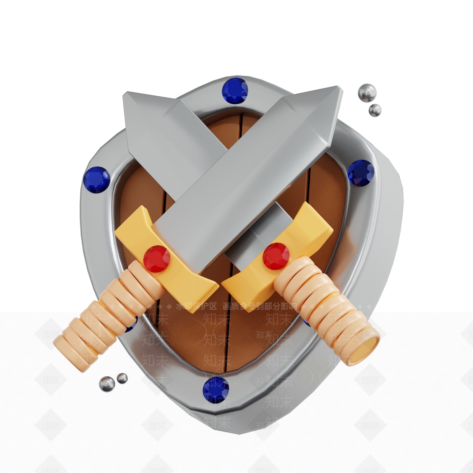 logo3D模型渲染效果图