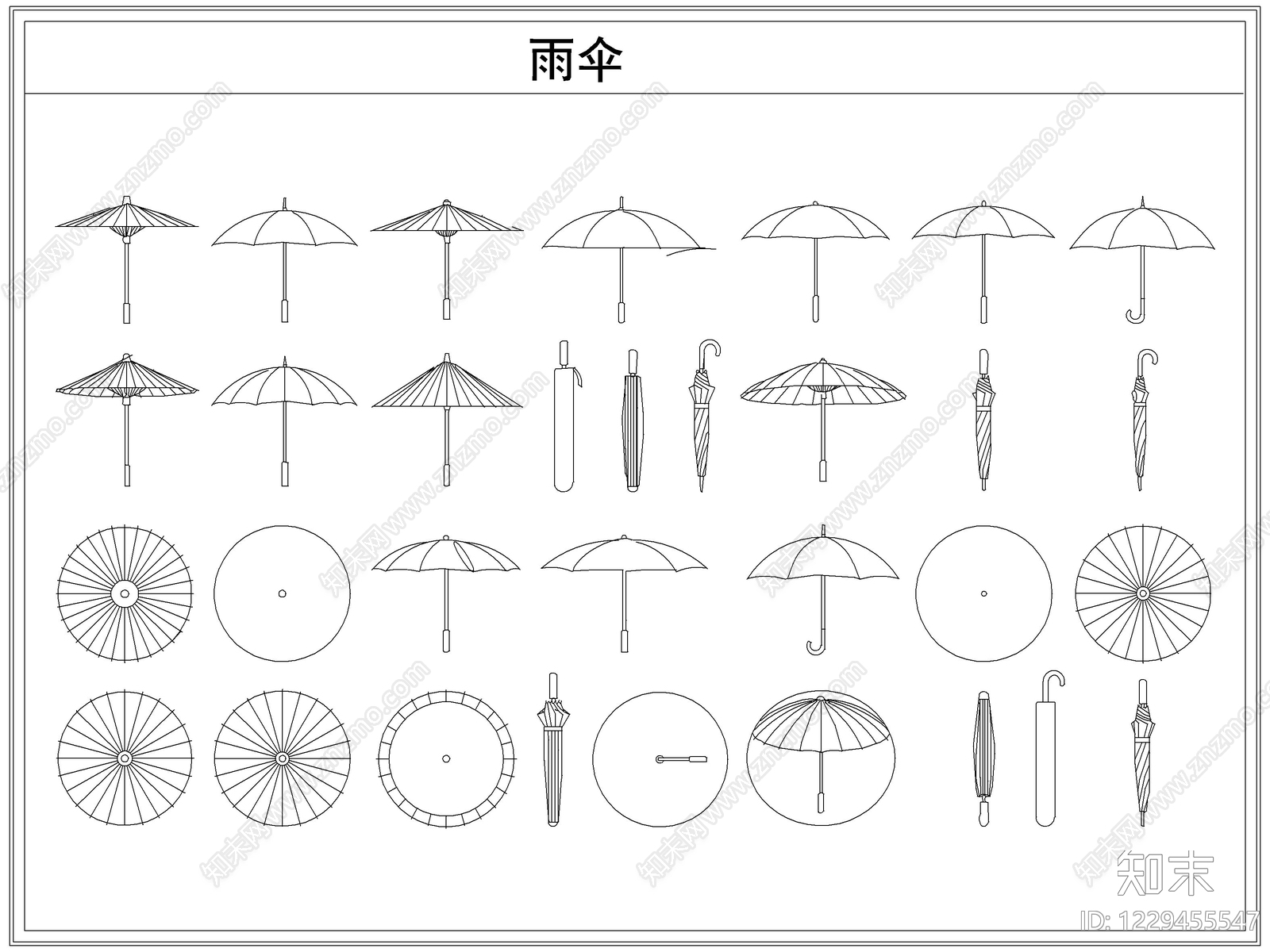 综合软装摆件图库cad施工图下载【ID:1229455547】