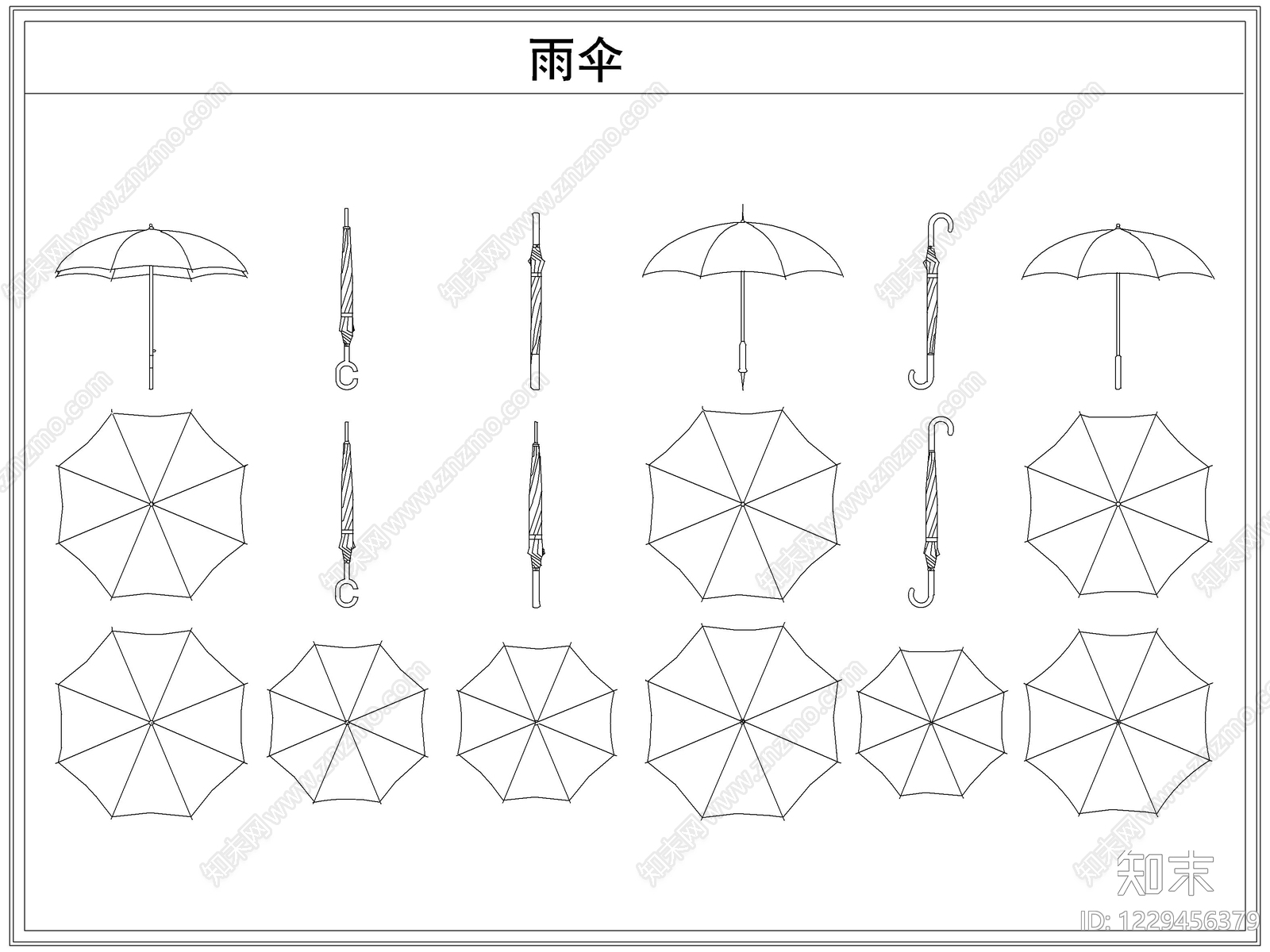 综合软装摆件图库cad施工图下载【ID:1229456379】