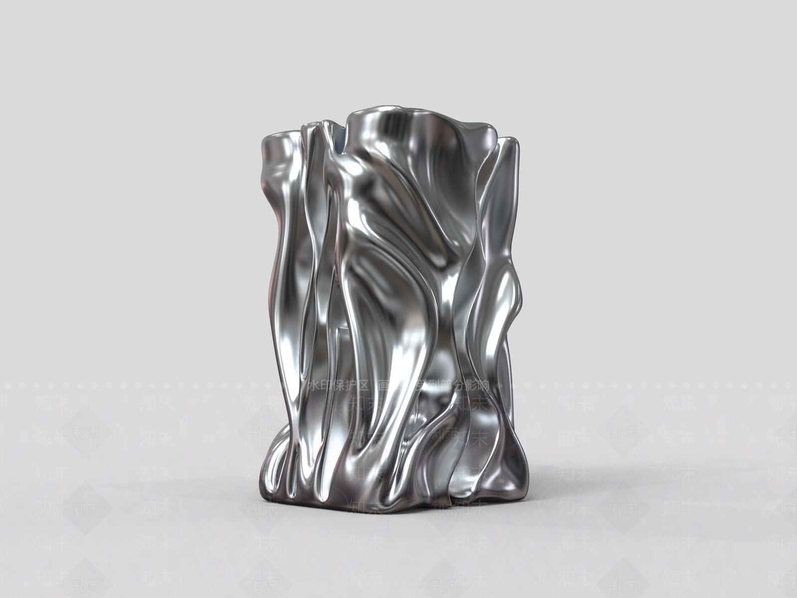 解构主义雕塑摆件3D模型下载【ID:1229463082】