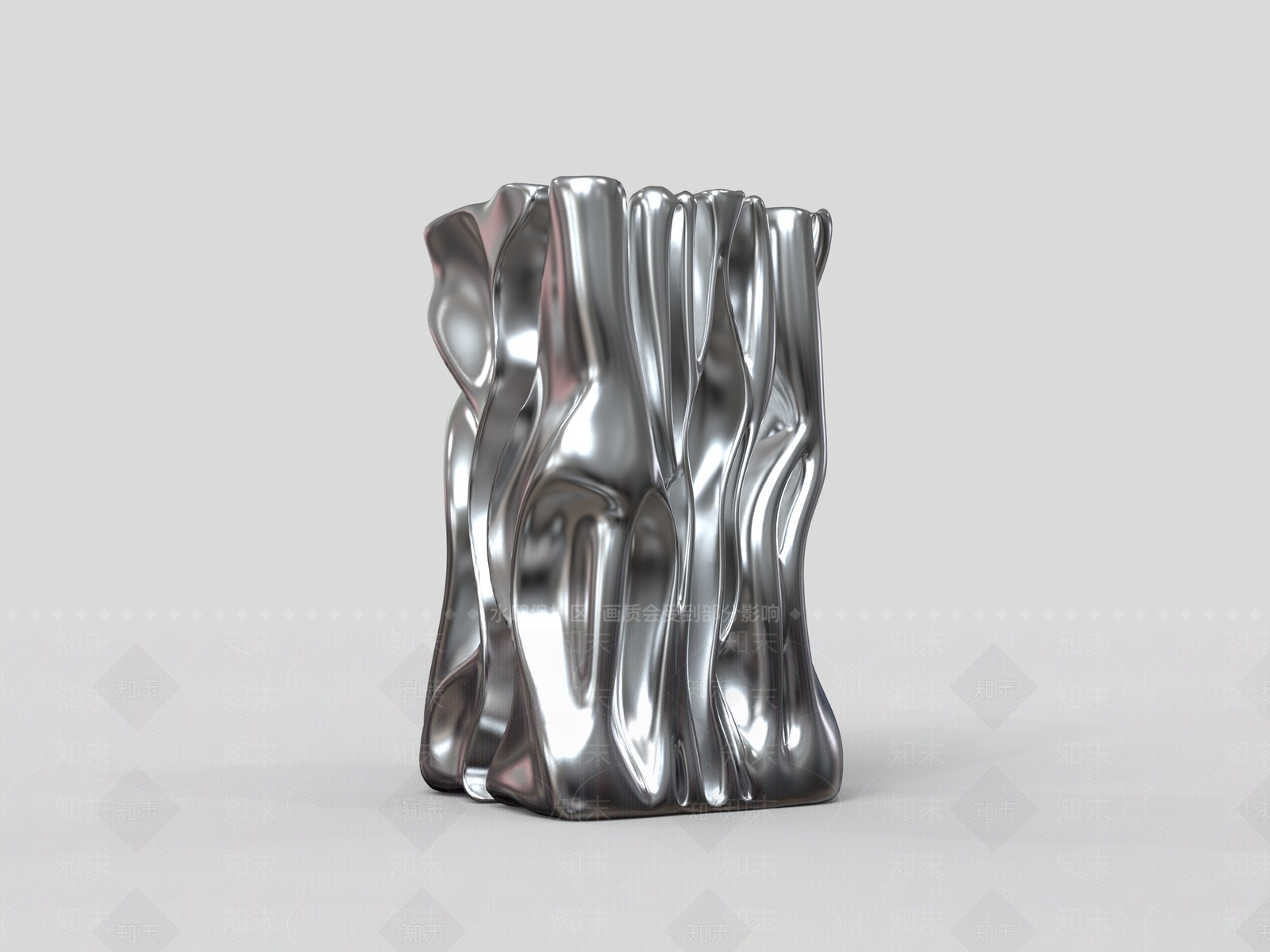 解构主义雕塑摆件3D模型下载【ID:1229463082】