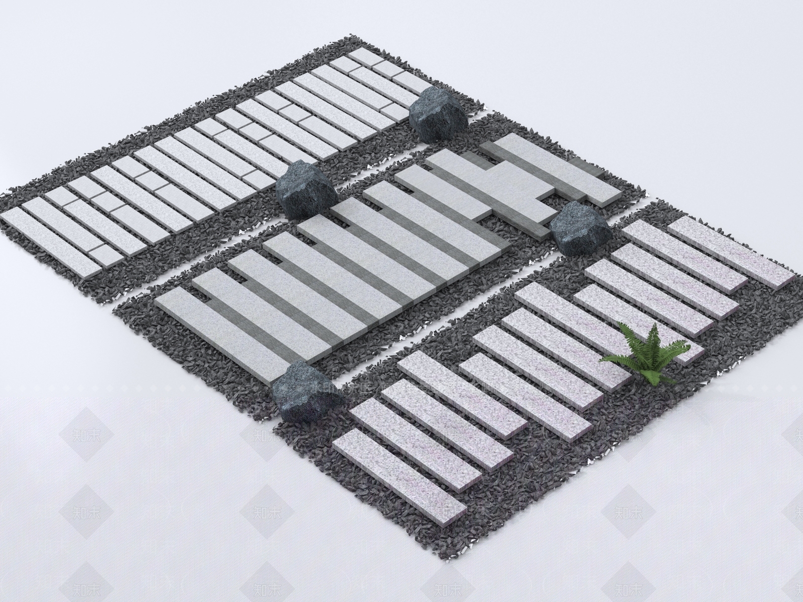 极简其他铺装3D模型下载【ID:1229464496】