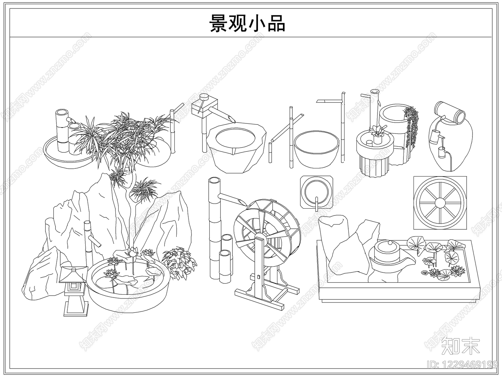 其他图库cad施工图下载【ID:1229469199】