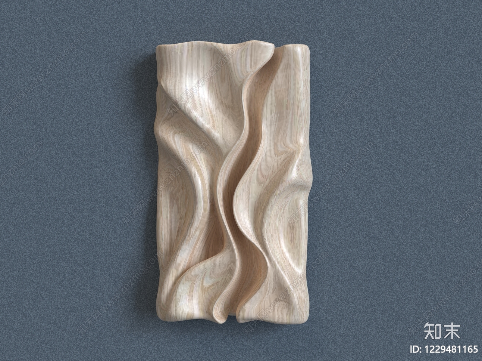 原木风挂件3D模型下载【ID:1229481165】