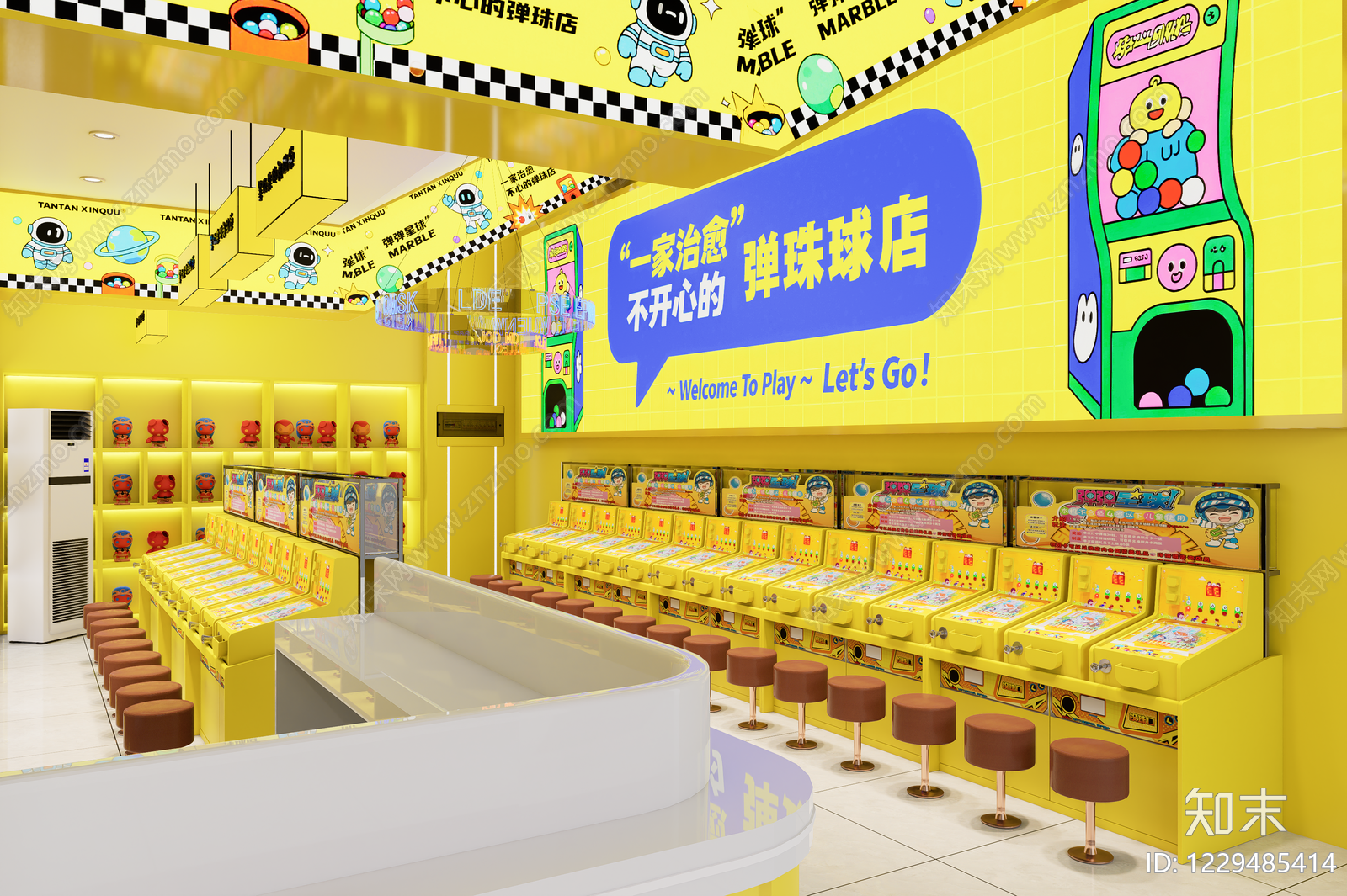 其他商业空间cad施工图下载【ID:1229485414】