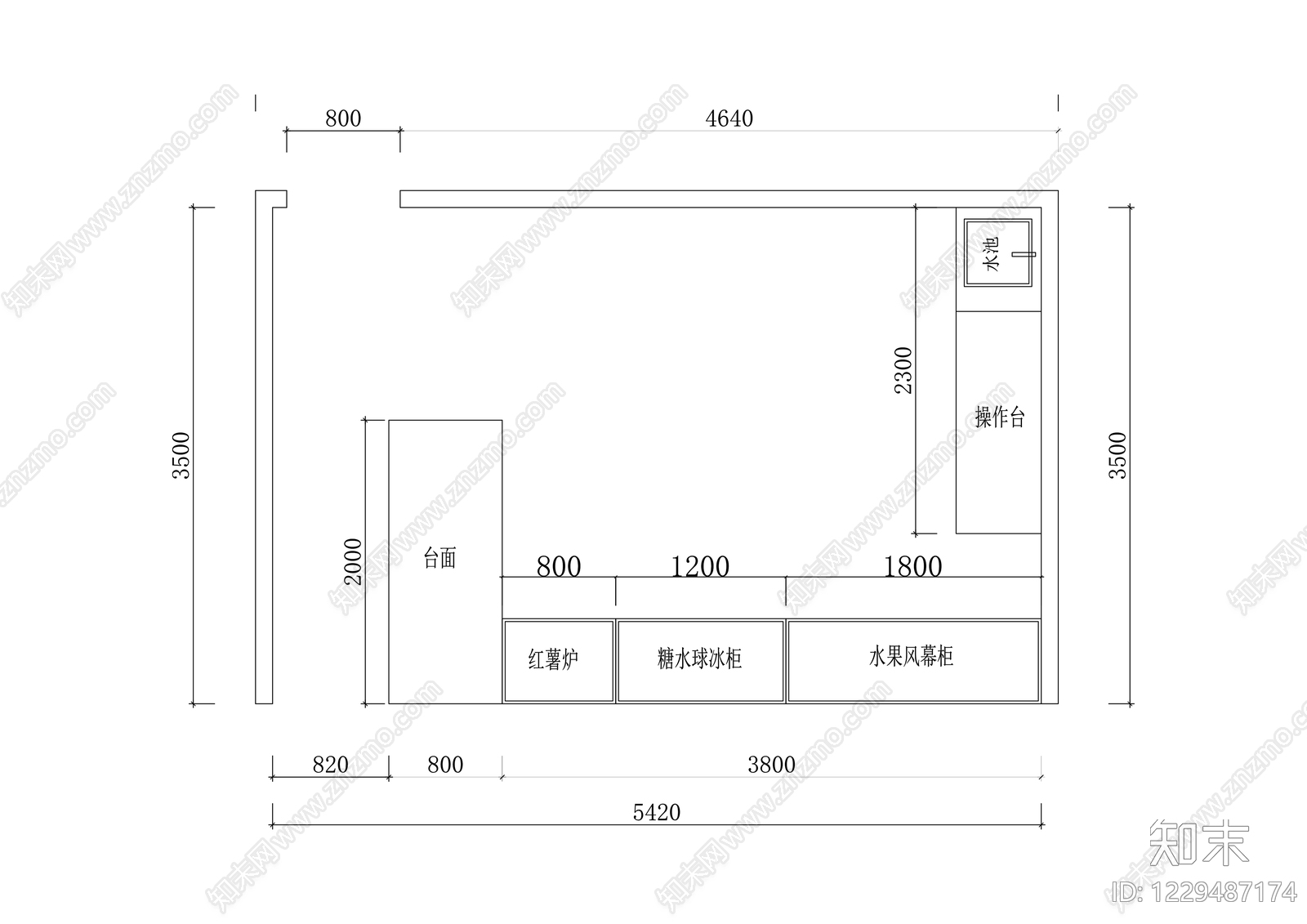 其他餐饮空间cad施工图下载【ID:1229487174】