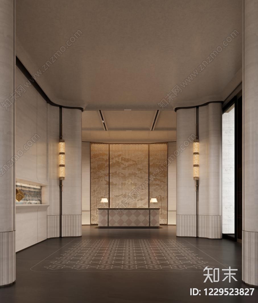 售楼处cad施工图下载【ID:1229523827】