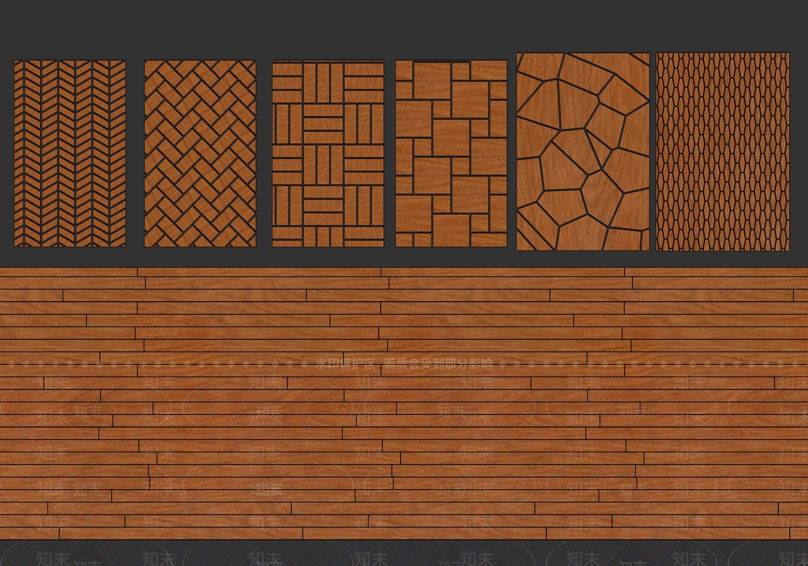 现代地板SU模型下载【ID:1229517375】