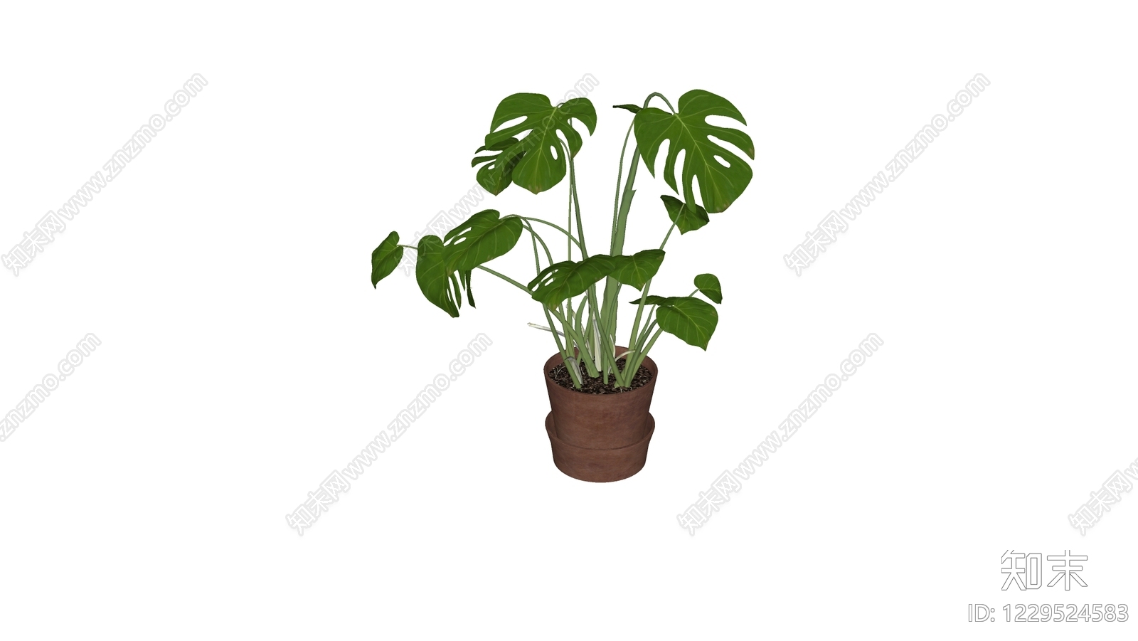 侘寂盆栽SU模型下载【ID:1229524583】